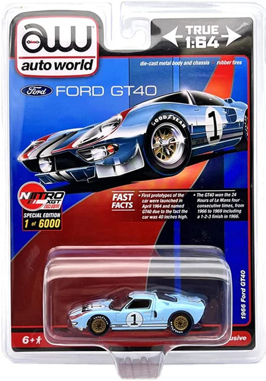 Auto World Blue 1966 Ford GT40 - House of Cars Virginia