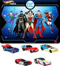 Hot Wheels DC Character Cars 5-Pack of 1:64 Scale Collectible Vehicles Themed ** - House of Cars Virginia