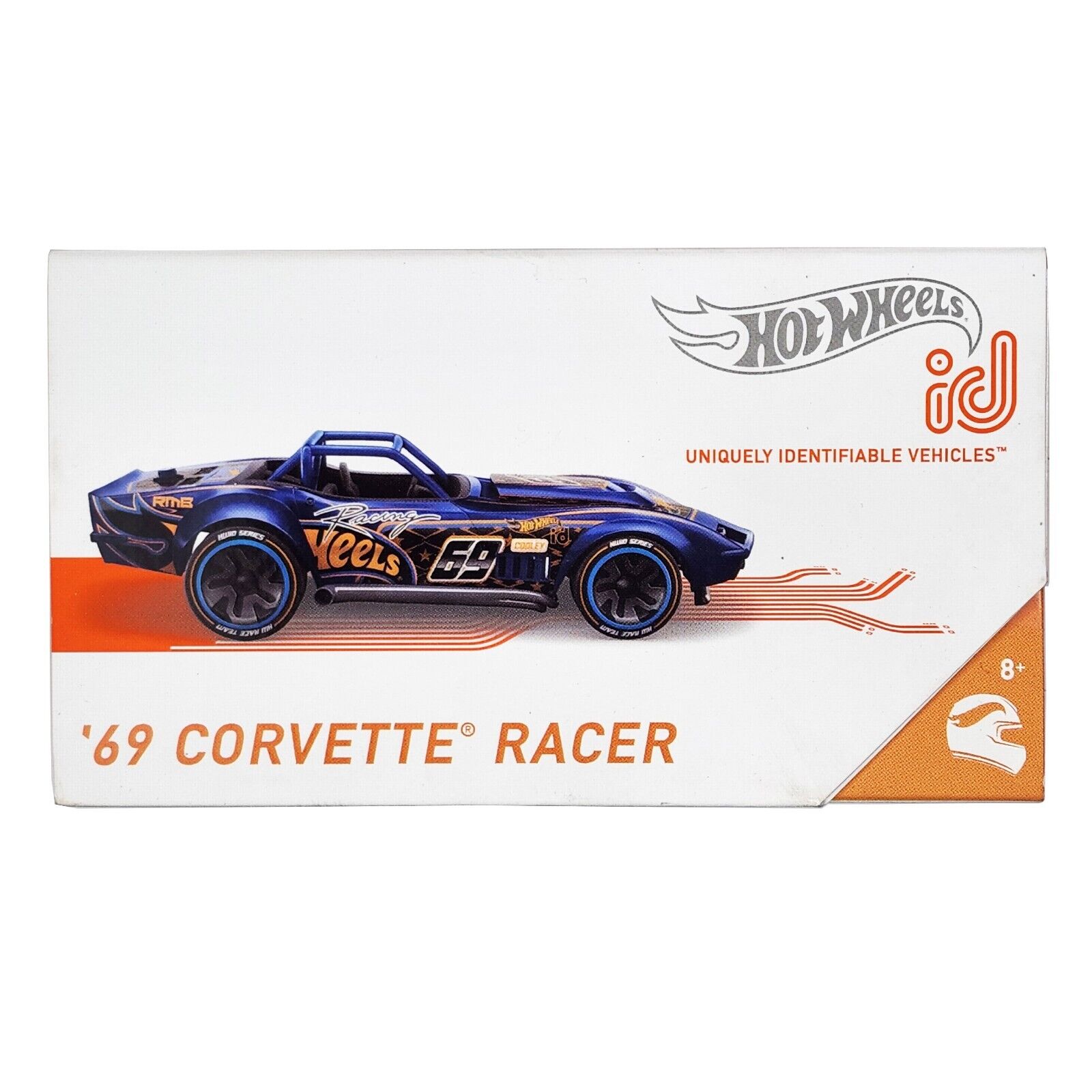 HOT WHEELS '69 Corvette Racer ID HW Race Team Premium Blue Chevy FXB19 2019 - House of Cars Virginia