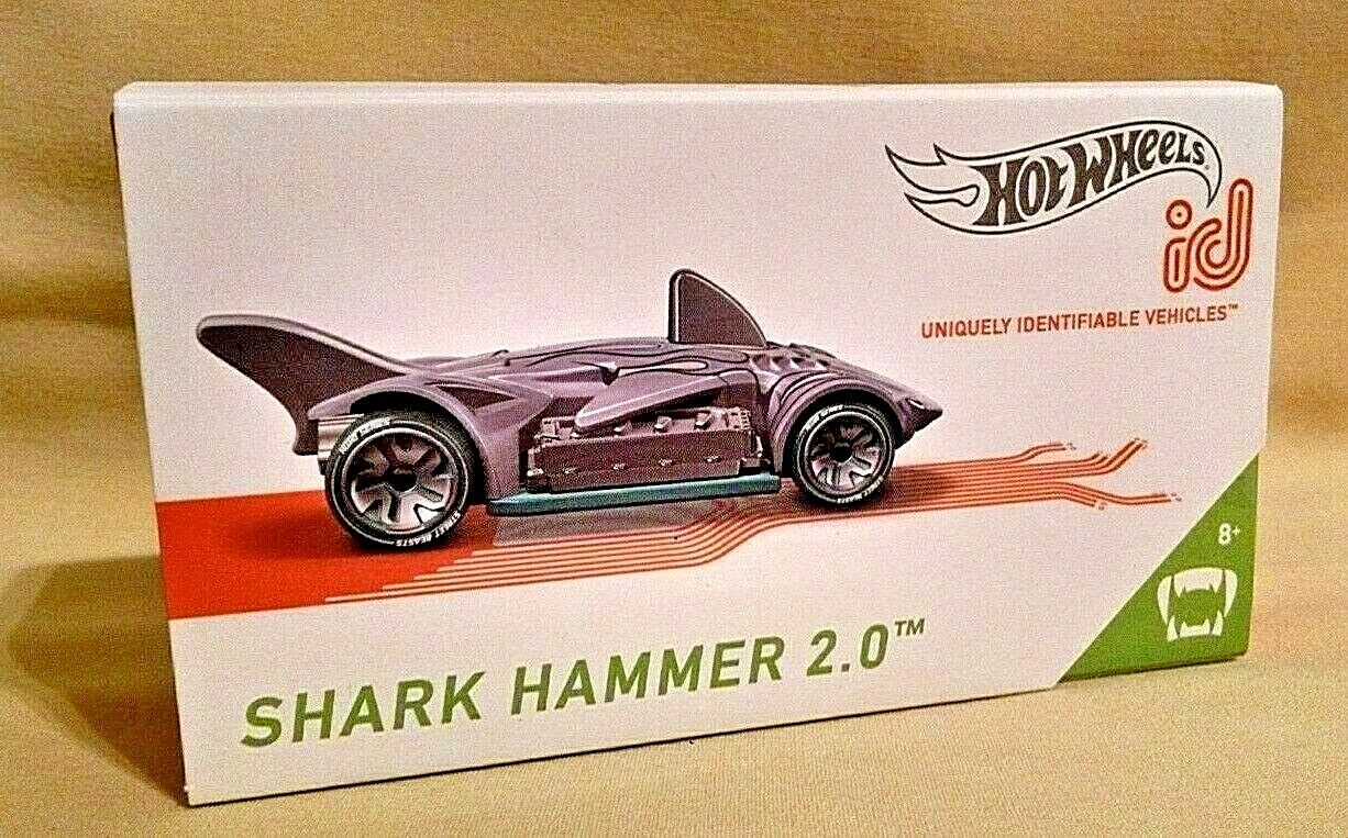 SHARK HAMMER 2.0 HOT WHEELS ID 4/5 SER 1 NEW 2018 STREET BEASTS VIRTUAL GARAGE. - House of Cars Virginia