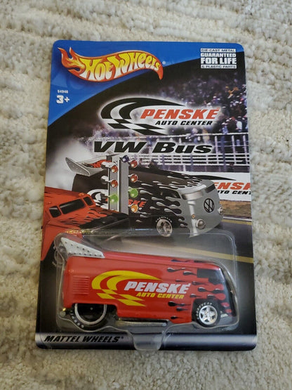 Hot Wheels Limited Edition Penske Auto Red Volkswagen VW Drag Bus - House of Cars Virginia