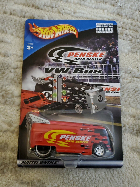 Hot Wheels Limited Edition Penske Auto Red Volkswagen VW Drag Bus - House of Cars Virginia