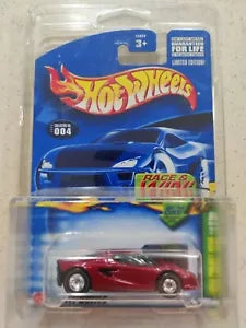 Hot Wheels 2002 Treasure Hunt Lotus Project M250 Red 4/12 Real Rider Tires W/PRO - House of Cars Virginia