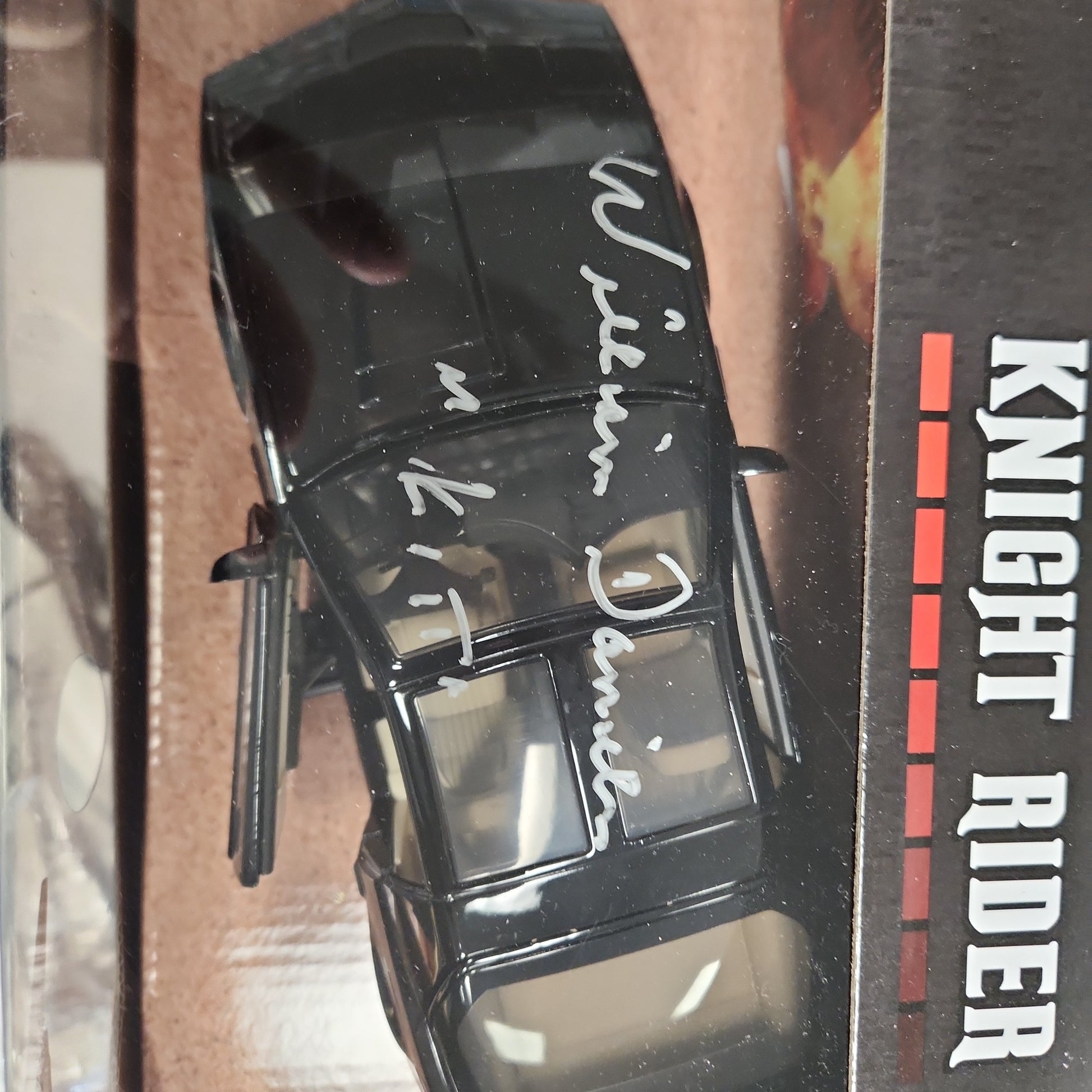 JADA 1/24 knight Rider K.I.T.T Signed By William Daniels - House of Cars Virginia