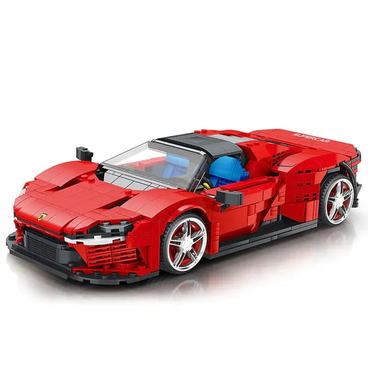 Tech MOC Ferrari Daytona SP3 11026 Super Racing Car Bricks Toy - House of Cars Virginia