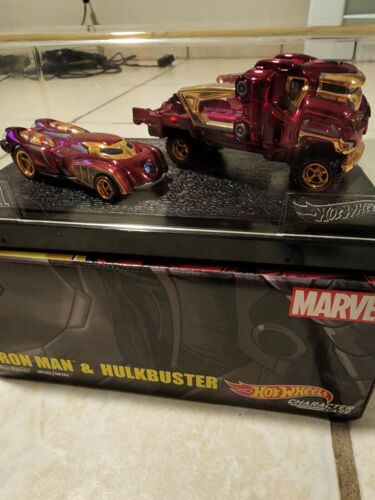 Hot Wheels 2017 SDCC Iron Man & Hulk-buster RLC HW Marvel - House of Cars Virginia