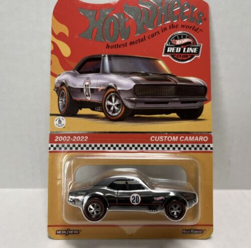 2022 Hot Wheel RLC 20th Anniversary Red Line Club Custom Camaro - House of Cars Virginia