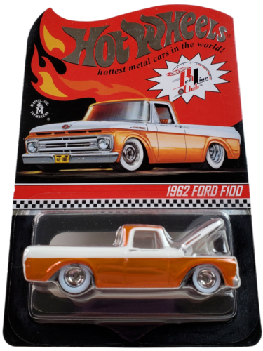 2022 Hot Wheels RLC Exclusive 1962 FORD F100 Unibody Pickup Truck GXJ18 Orange - House of Cars Virginia