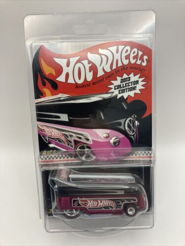 Volkswagen Drag Bus RLC Mail In Exclusive Hot Wheels 2013 Collector Edition Pink - House of Cars Virginia