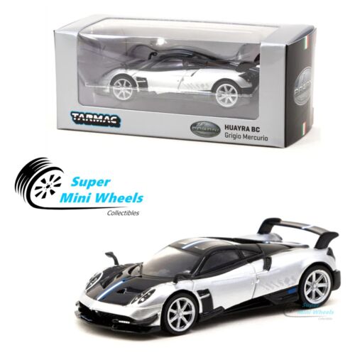 Tarmac Works 1:64 Pagani Huayra BC Grigio Mercurio (Silver) GLOBAL64 - House of Cars Virginia