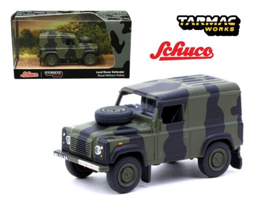 Tarmac Works x Schuco 1:64 Land Rover Defender Royal Military Police – Collab64 - House of Cars Virginia